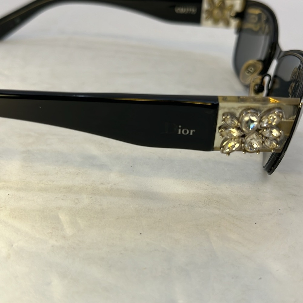 Christian Dior CD3775 Black w/ Rhinestone Eyeglasses or Sunglasses Frames Only - Picture 8 of 16